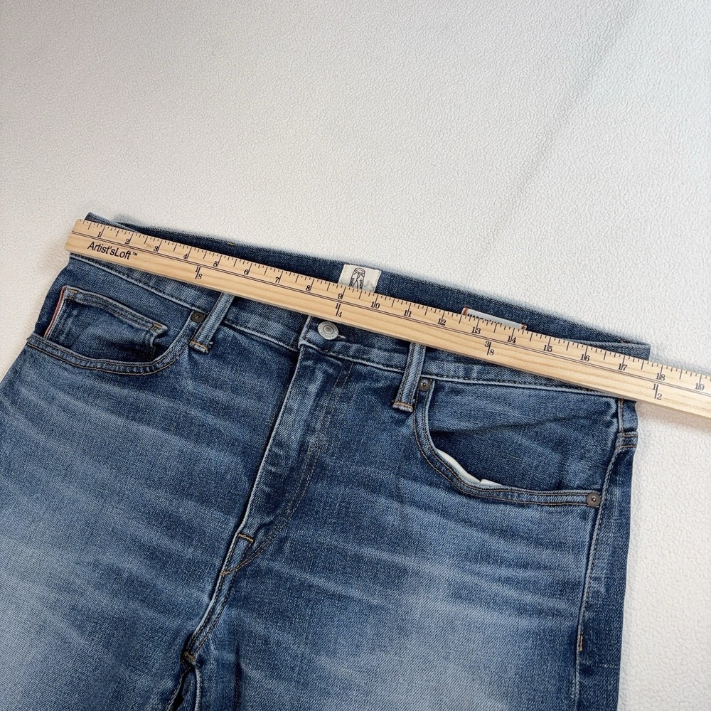 Hiroshi Kato The Pen Selvedge Jeans Men 34 (fits 35x34) Blue Slim Stretch Denim - Picture 10 of 16